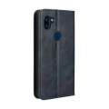 For Orbic Fun+ 4G Magnetic Buckle Retro Texture Leather Phone Case(Blue)