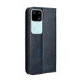 For vivo V30 5G / V30 Pro 5G Magnetic Buckle Retro Texture Leather Phone Case(Blue)