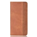 For Infinix GT 10 Pro Magnetic Buckle Retro Texture Leather Phone Case(Brown)