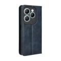 For Infinix Hot 40 4G Magnetic Buckle Retro Texture Leather Phone Case(Blue)