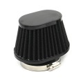 60mm XH-UN073 Mushroom Head Style Car Modified Air Filter Motorcycle Exhaust Filter(Black)