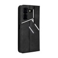 For Tecno Pova 5 Pro LH8n Magnetic Buckle Retro Texture Leather Phone Case(Black)