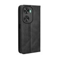 For Huawei nova 11 SE Magnetic Buckle Retro Texture Leather Phone Case(Black)
