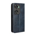 For Huawei nova 11 SE Magnetic Buckle Retro Texture Leather Phone Case(Blue)
