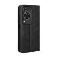 For Huawei Enjoy 70 4G Magnetic Buckle Retro Texture Leather Phone Case(Black)