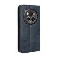 For Honor Magic6 Pro 5G Magnetic Buckle Retro Texture Leather Phone Case(Blue)