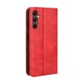 For Samsung Galaxy A05s Magnetic Buckle Retro Texture Leather Phone Case(Red)