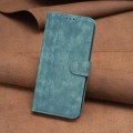 For Samsung Galaxy S24+ 5G Plaid Embossed Leather Phone Case(Green)