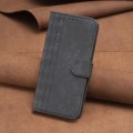 For Samsung Galaxy S24+ 5G Plaid Embossed Leather Phone Case(Black)