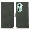 For OPPO Reno11 5G Global KHAZNEH Matte Texture Leather Phone Case(Green)