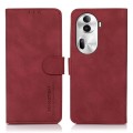 For OPPO Reno11 Pro 5G Global KHAZNEH Matte Texture Leather Phone Case(Red)