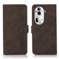 For OPPO Reno11 Pro 5G Global KHAZNEH Matte Texture Leather Phone Case(Brown)