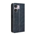 For Xiaomi Redmi 13C 5G / 13R 5G Magnetic Buckle Retro Texture Leather Phone Case(Blue)