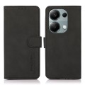 For Xiaomi Redmi Note 13 4G KHAZNEH Matte Texture Leather Phone Case(Black)