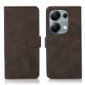 For Xiaomi Redmi Note 13 4G KHAZNEH Matte Texture Leather Phone Case(Brown)