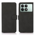 For Xiaomi Redmi K70E / POCO X6 Pro KHAZNEH Matte Texture Leather Phone Case(Black)