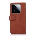 For Xiaomi 14 Cow Texture Leather Phone Case(Brown)