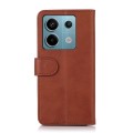 For Xiaomi Redmi Note 13 5G Global Cow Texture Leather Phone Case(Brown)