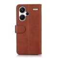 For Xiaomi Redmi Note 13 Pro+ 5G Global Cow Texture Leather Phone Case(Brown)