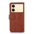 For Xiaomi Redmi Note 13R Pro Cow Texture Leather Phone Case(Brown)