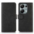 For Xiaomi Redmi Note 13 4G Cow Texture Leather Phone Case(Black)