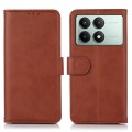 For Xiaomi Redmi K70E / POCO X6 Pro Cow Texture Leather Phone Case(Brown)