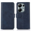 For Xiaomi Redmi Note 13 Pro 4G / POCO M6 Pro Cow Texture Leather Phone Case(Blue)