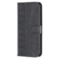 For Xiaomi Redmi Note 13 4G Global Plaid Embossed Leather Phone Case(Black)