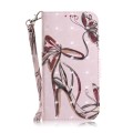 For Infinix Smart 7 HD 3D Colored Horizontal Flip Leather Phone Case(Butterfly High-heeled)