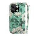 For Infinix Smart 7 HD 3D Colored Horizontal Flip Leather Phone Case(Watercolor Flower)