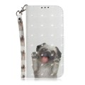 For Infinix Hot 40 / 40 Pro 3D Colored Horizontal Flip Leather Phone Case(Pug)