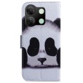 For Infinix Smart 7 HD Coloured Drawing Flip Leather Phone Case(Panda)