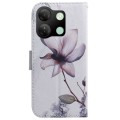 For Infinix Smart 7 HD Coloured Drawing Flip Leather Phone Case(Magnolia)