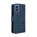 For Motorola Moto G Play 4G 2024 Skin Feel Calf Texture Card Slots Leather Phone Case(Blue)