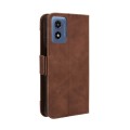 For Motorola Moto G Play 4G 2024 Skin Feel Calf Texture Card Slots Leather Phone Case(Brown)