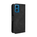 For Motorola Moto G04 / G24 Skin Feel Calf Texture Card Slots Leather Phone Case(Black)