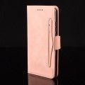 For Realme 12 Pro / 12 Pro+ 5G Skin Feel Calf Texture Card Slots Leather Phone Case(Pink)