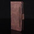 For Realme C67 4G Skin Feel Calf Texture Card Slots Leather Phone Case(Brown)