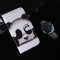 For Tecno Spark 20 Pro Coloured Drawing Flip Leather Phone Case(Panda)