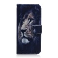 For Tecno Spark 20 Pro+ 4G Coloured Drawing Flip Leather Phone Case(Lion)