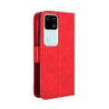 For vivo V30 5G / V30 Pro 5G Skin Feel Calf Texture Card Slots Leather Phone Case(Red)