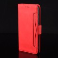 For vivo S18e 5G Skin Feel Calf Texture Card Slots Leather Phone Case(Red)