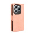 For Infinix Hot 40 4G Skin Feel Calf Texture Card Slots Leather Phone Case(Pink)