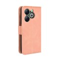 For Infinix Smart 8 Skin Feel Calf Texture Card Slots Leather Phone Case(Pink)