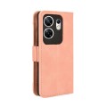 For Infinix Zero 30 4G Skin Feel Calf Texture Card Slots Leather Phone Case(Pink)