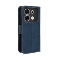 For Infinix Zero 30 5G Skin Feel Calf Texture Card Slots Leather Phone Case(Blue)