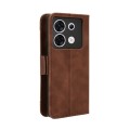 For Infinix Zero 30 5G Skin Feel Calf Texture Card Slots Leather Phone Case(Brown)