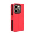 For Infinix Hot 40i 4G Skin Feel Calf Texture Card Slots Leather Phone Case(Red)