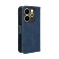 For Infinix Hot 40i 4G Skin Feel Calf Texture Card Slots Leather Phone Case(Blue)