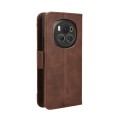 For Honor Magic6 5G Skin Feel Calf Texture Card Slots Leather Phone Case(Brown)